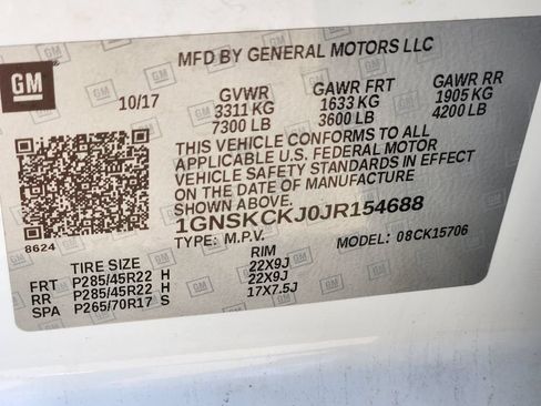 Used 2018 Chevrolet Tahoe Premier AWD/4WD image 24