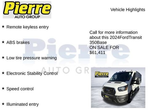 New 2024 Ford Transit 350 AWD w/ Interior Upgrade Package image 7