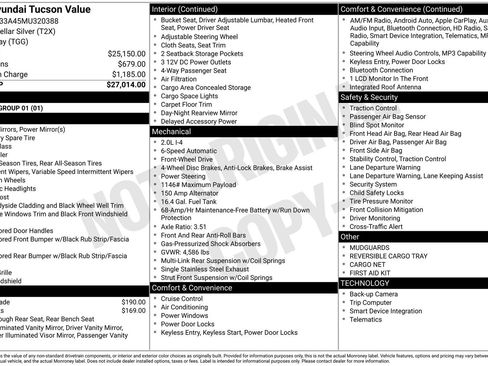Used 2021 Hyundai Tucson Value FWD image 9