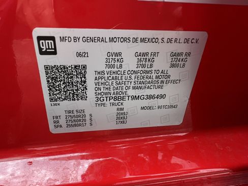 Used 2021 GMC Sierra 1500 SLE RWD image 16