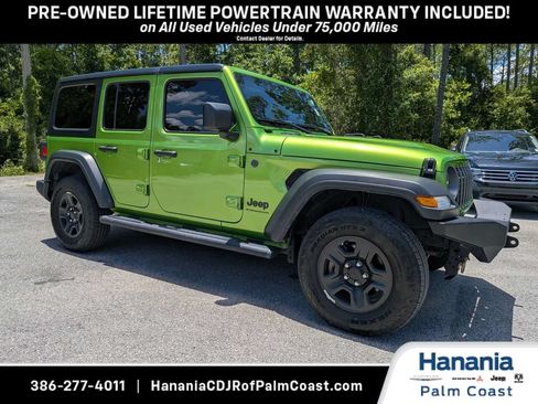 Used 2025 Jeep Wrangler Unlimited Sport AWD/4WD image 1