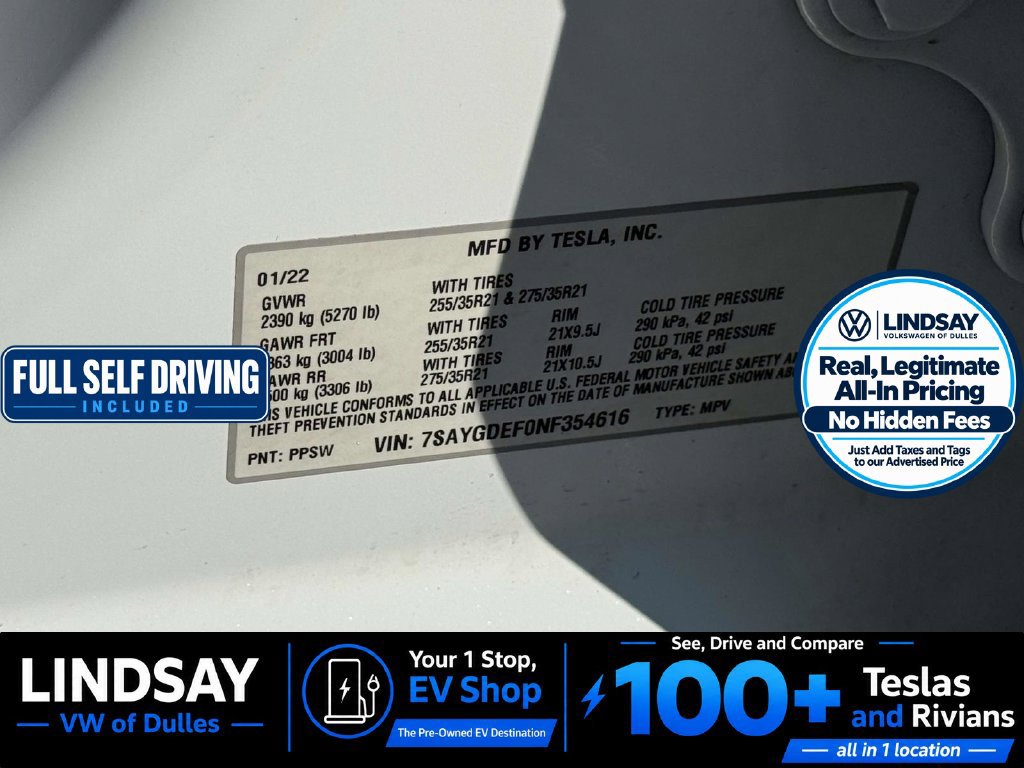 Used 2022 Tesla Model Y Performance AWD/4WD image 34