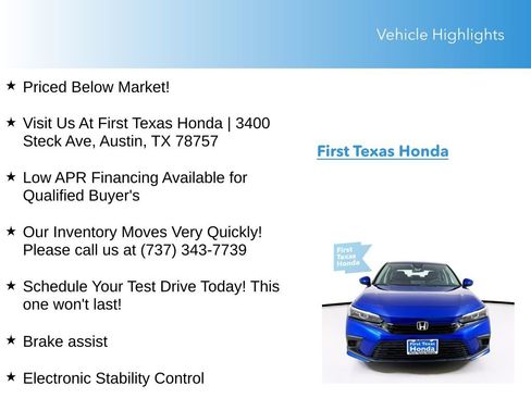 Used 2023 Honda Civic LX image 10