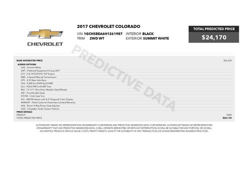 Used 2017 Chevrolet Colorado W/T RWD image 2