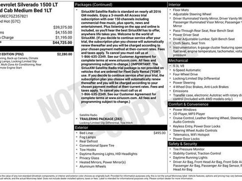 Used 2016 Chevrolet Silverado 1500 LT w/ All Star Edition image 8