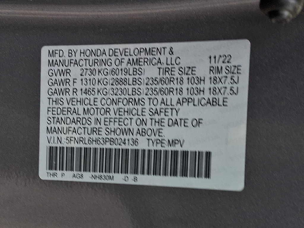 Used 2023 Honda Odyssey EX-L image 26