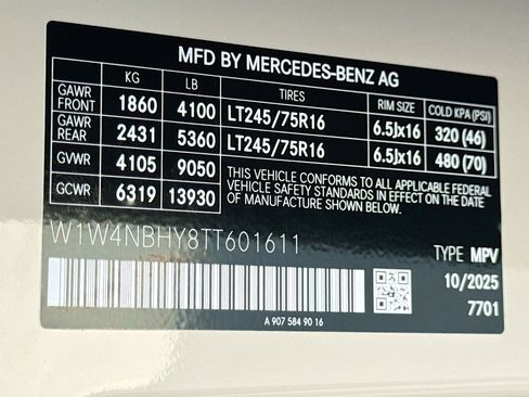 New 2026 Mercedes-Benz Sprinter 2500 image 27