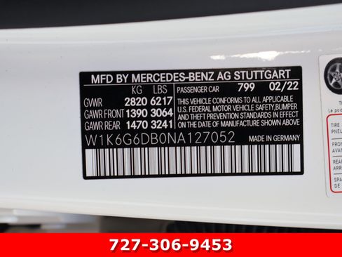 Certified 2022 Mercedes-Benz S 500 4MATIC image 29
