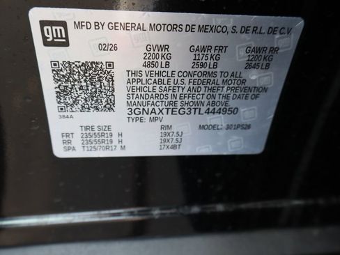New 2026 Chevrolet Equinox RS w/ LPO, Floor Liner Package AWD/4WD image 34