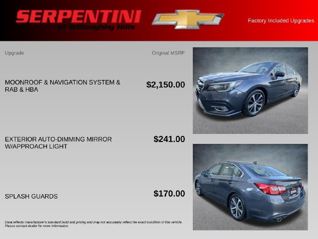 Used 2019 Subaru Legacy 2.5i Limited AWD/4WD image 4