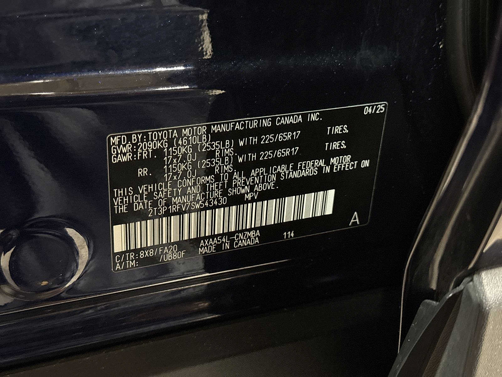 Certified 2025 Toyota RAV4 XLE AWD/4WD image 14