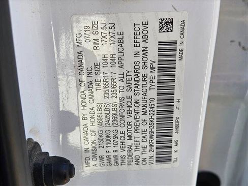 Used 2019 Honda CR-V LX image 28