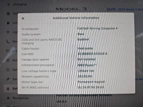 Used 2025 Tesla Model 3 Long Range RWD image 3