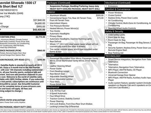 Used 2013 Chevrolet Silverado 1500 LT w/ All-Star Edition AWD/4WD image 34