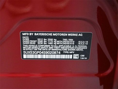 New 2025 BMW X3 xDrive30i w/ Premium Package image 18