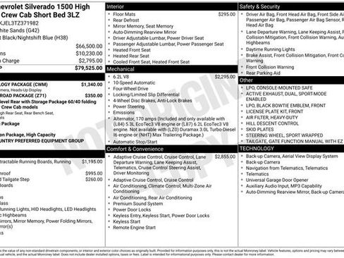 New 2026 Chevrolet Silverado 1500 High Country w/ Technology Package AWD/4WD image 4