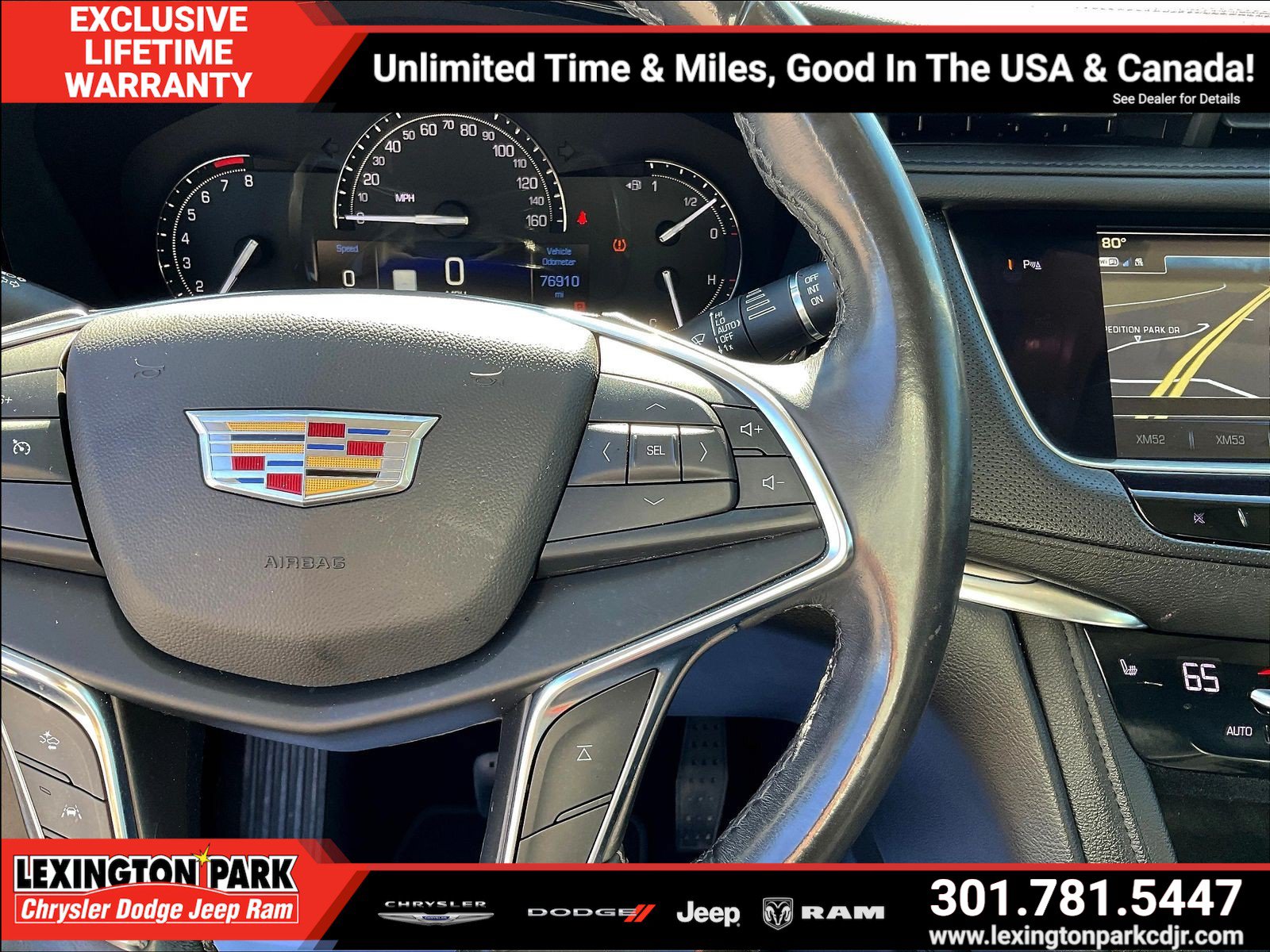 Used 2018 Cadillac XT5 Luxury w/ LPO, Black Ice Package AWD/4WD image 12