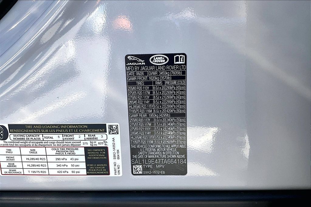 New 2026 Land Rover Range Rover Sport Dynamic SE AWD/4WD image 8