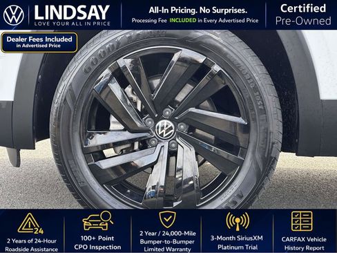 Certified 2023 Volkswagen Atlas Cross Sport SE w/ Black Wheel Package AWD/4WD image 9