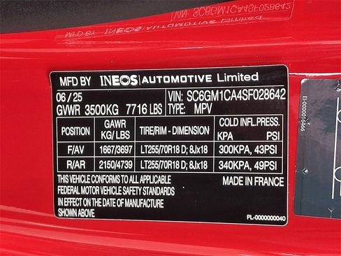 New 2025 INEOS Grenadier Fieldmaster Edition image 8