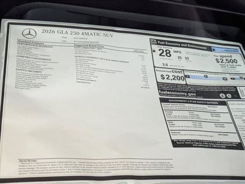 New 2026 Mercedes-Benz GLA 250 4MATIC image 18