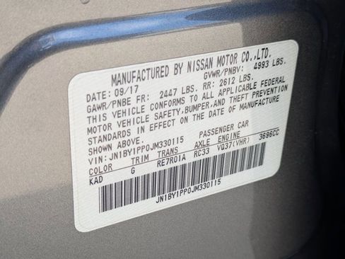 Used 2018 INFINITI Q70 L 3.7 image 26