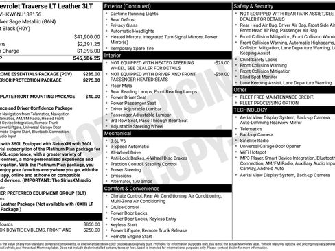 Used 2022 Chevrolet Traverse LT AWD/4WD image 4