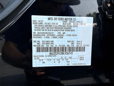 Used 2021 Ford EcoSport S FWD image 18