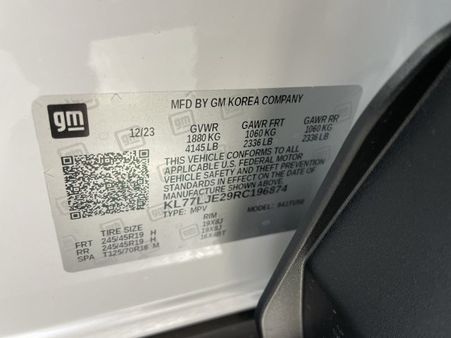Used 2024 Chevrolet Trax RS w/ Sunroof Package FWD image 26