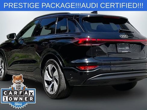 Certified 2025 Audi Q6 e-tron Prestige w/ Black Warm Weather Package AWD/4WD image 12