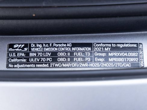 Certified 2021 Porsche 911 Turbo S AWD/4WD image 37