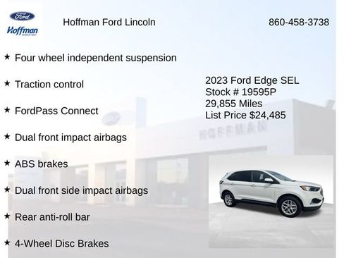 Certified 2023 Ford Edge SEL AWD/4WD image 18