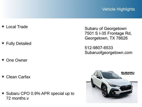 Certified 2025 Subaru Crosstrek 2.5i Limited w/ Crosstrek Mirror Package image 11