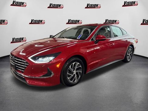 Used 2021 Hyundai Sonata Blue FWD image 1