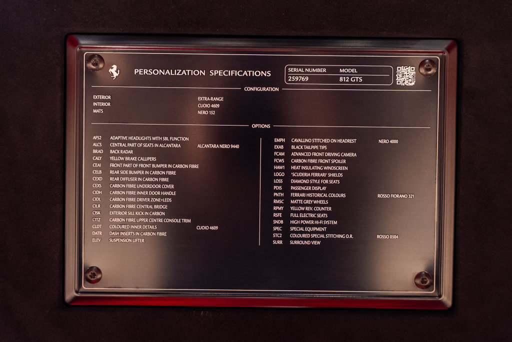 Certified 2021 Ferrari 812 GTS RWD image 25