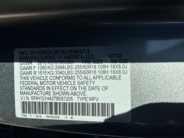 New 2026 Honda Pilot EX-L image 21