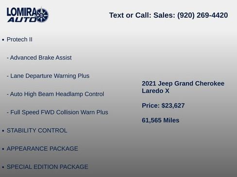 Used 2021 Jeep Grand Cherokee Altitude AWD/4WD image 13