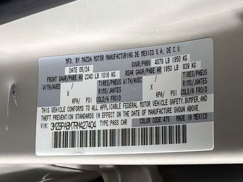 Used 2024 MAZDA MAZDA3 s FWD image 12