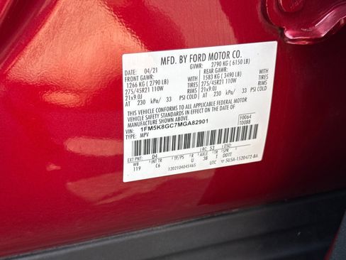 Used 2021 Ford Explorer ST w/ Equipment Group 401A AWD/4WD image 30