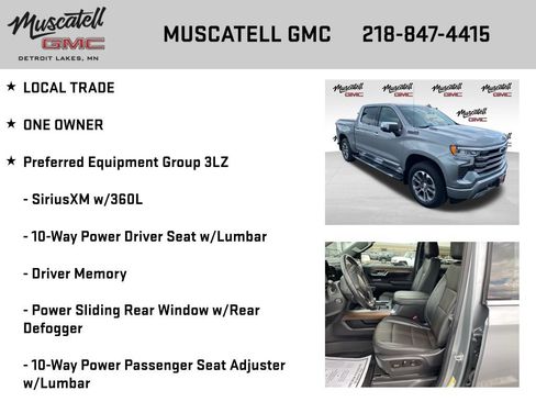 Used 2023 Chevrolet Silverado 1500 High Country w/ Technology Package AWD/4WD image 6