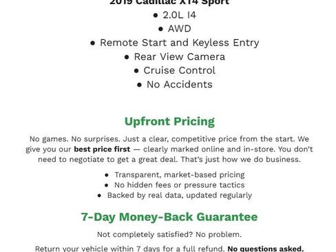 Used 2019 Cadillac XT4 Sport image 2