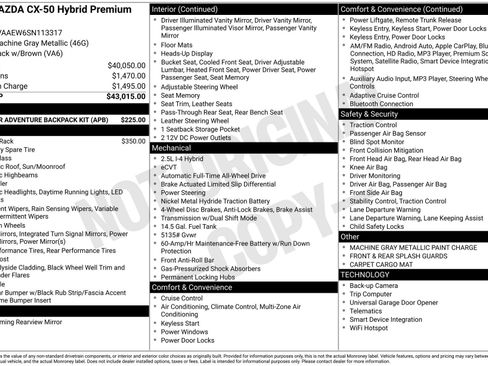 Certified 2025 MAZDA CX-50 2.5 Hybrid image 28