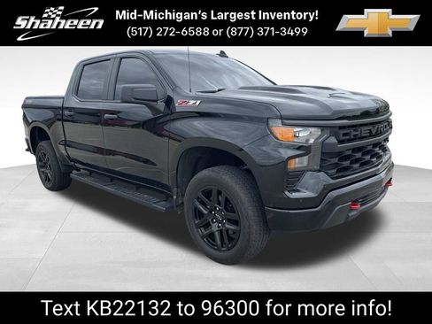 Used 2022 Chevrolet Silverado 1500 Custom Trail Boss AWD/4WD image 1