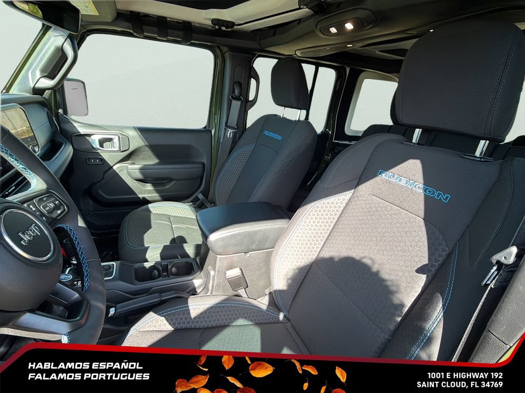 Used 2024 Jeep Wrangler Unlimited Rubicon 4xe w/ Technology Group AWD/4WD image 13