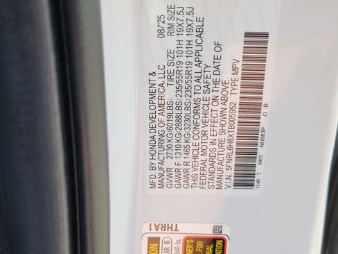 Certified 2026 Honda Odyssey Touring image 21