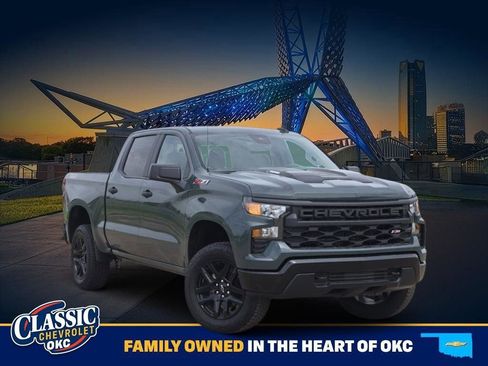 New 2026 Chevrolet Silverado 1500 Custom Trail Boss w/ Turbomax Blackout Package AWD/4WD image 1