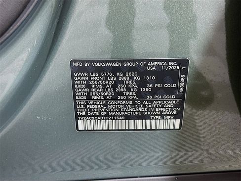 New 2026 Volkswagen Atlas Cross Sport SEL R-Line image 8