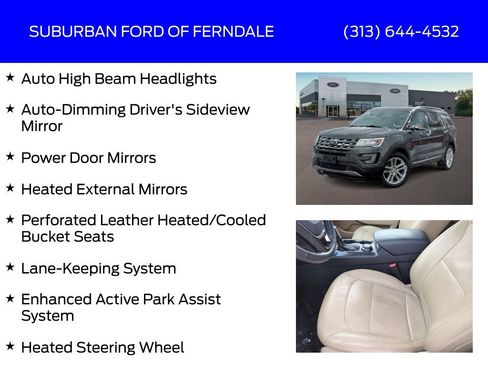 Used 2017 Ford Explorer Limited w/ Equipment Group 301A image 21