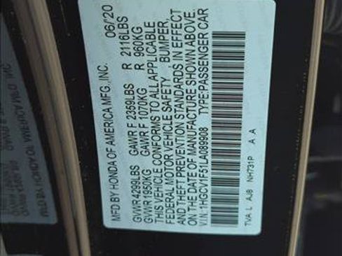Used 2020 Honda Accord EX-L image 29