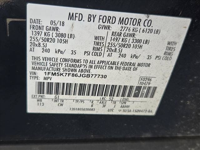 Used 2018 Ford Explorer Limited w/ Equipment Group 301A FWD image 16